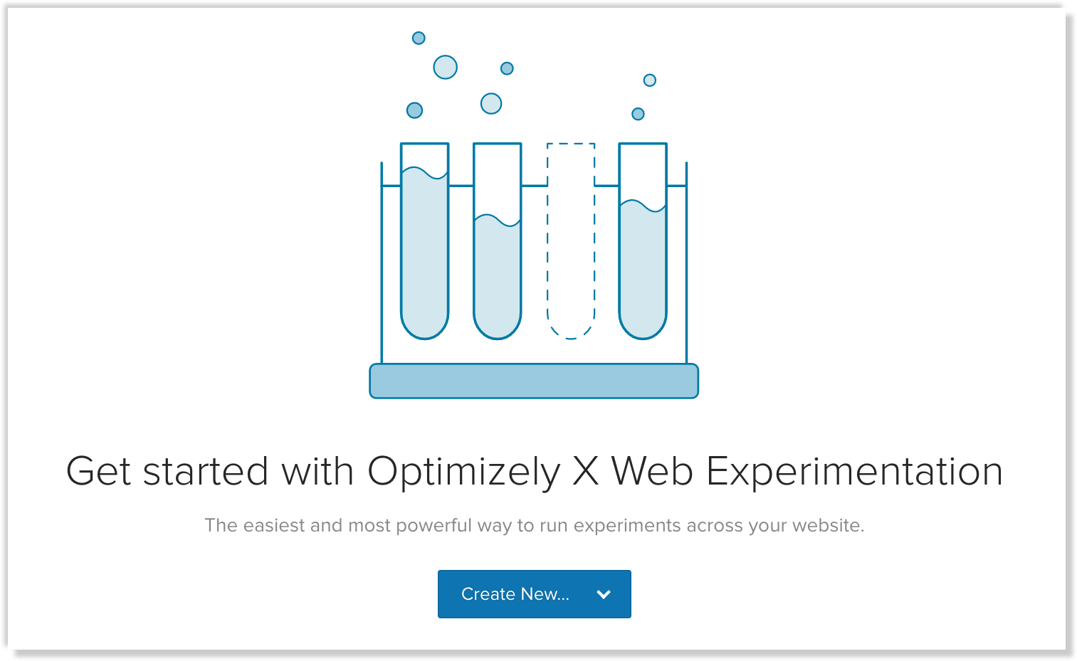 create an optimizely experiment